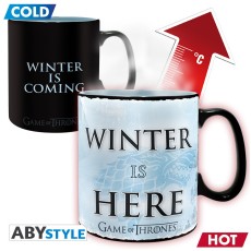 ABYstyle Game of Thrones Heat Change Ceramic Mug 460ml - Winter is Here - Krūze