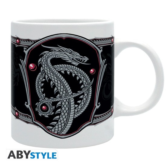 ABYstyle Game of Thrones: House of The Dragon Ceramic Mug 320ml - Silver Dragon - Krūze