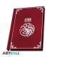 ABYstyle Game of Thrones A5 Notebook 21 x 15cm - Targaryen - Klade