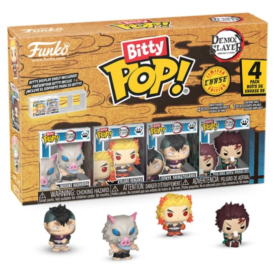 Funko POP! Demon Slayer Figures 2.5 cm (4 pcs.)