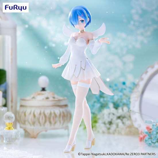 Furyu Re:Zero Starting Life in Another World BiCute Pure Figure 25cm - Rem Little Wings - Пластмассовая фигурка