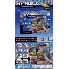 Minecraft Magnetic Blocks - My World - 220 pcs. - Magnētiskie bloki / konstruktors