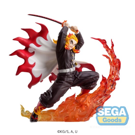 Sega Demon Slayer Kimetsu no Yaiba Xross Link Anime Figure 15cm - Kyojuro Rengoku - Plastic figure