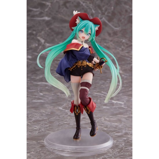 Taito Prize Hatsune Miku Wonderland Puss in Boots Figure 18cm - Hatsune Miku (with bonus) - Hatsune Miku Cute - Plastic figure