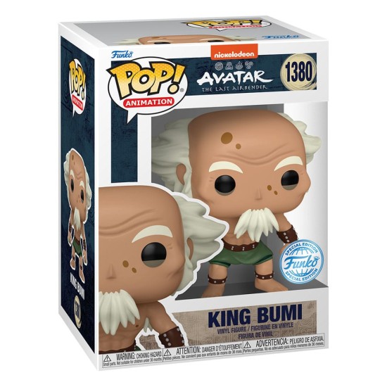 Funko POP! Avatar The Last Airbender Figure 9cm - King Bumi (1380) - Vinila figūriņa