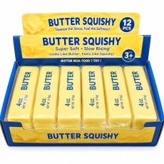 Mini Butter Squishy T05-1892 - Butter - Anti-Stress Toy in Capsule / Rainbow Surprise