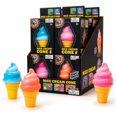 Nice Cream Cone Stress Relief Toy T05-2463 - Soft Squishy Fidget Toy