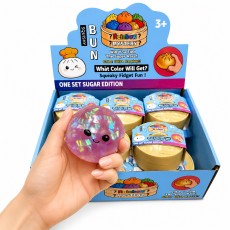 Mystery Steamed Bun Squishy Diamond Dumpling - Glitter Anti-Stress Toy in Capsule / Rainbow Surprise
