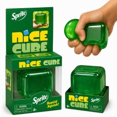 Super Solid Squish! Nice Cube - Sprite - Antistresa rotaļlieta / mīksts marmora skvīša kubs