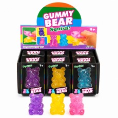 Gummy Bear Squish! - Antistresa rotaļlieta / mīksts marmora skvīša kubs