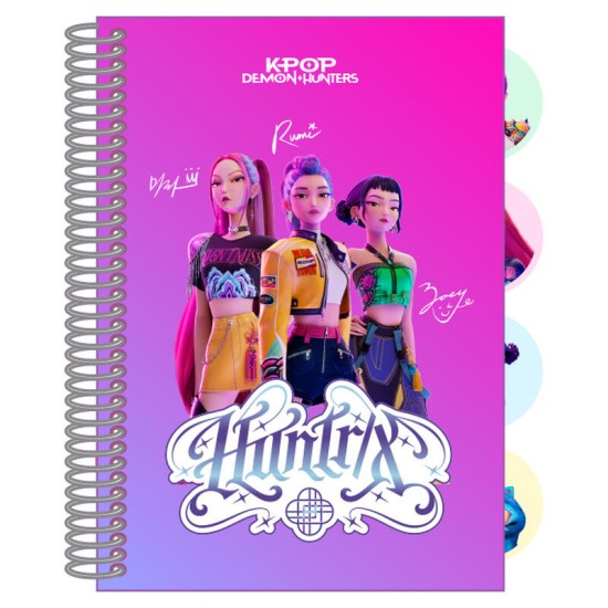 Safta KPop Demon Hunters A7 Notebook 7 x 10cm