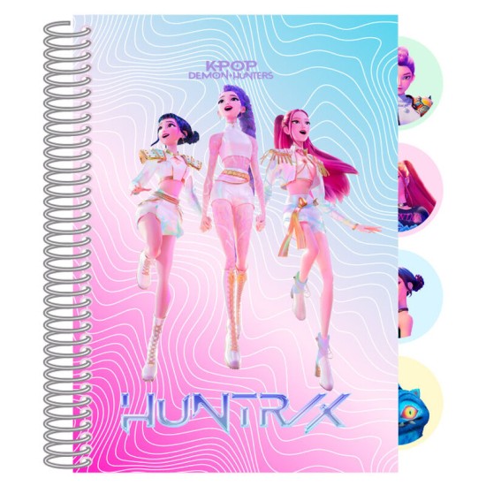 Safta KPop Demon Hunters A6 Notebook 10 x 15cm