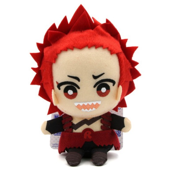 Banpresto My Hero Academia World Heroes Mission Tomonui Series 2 Plush Toy 12cm - Red Riot - Plīša rotaļlieta