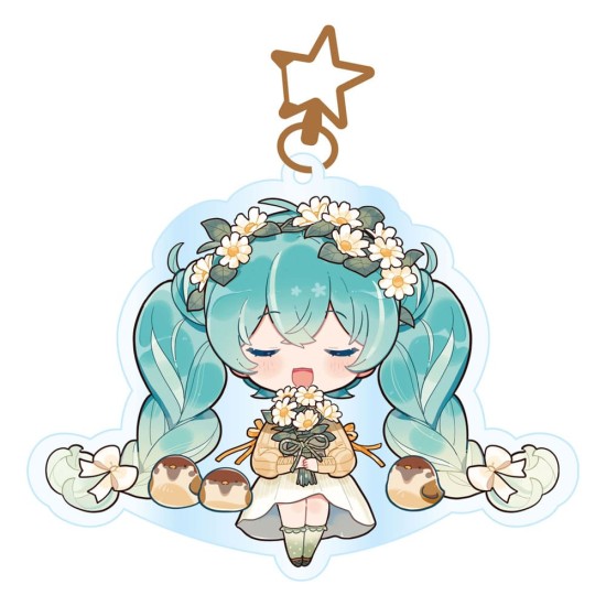 Popbuddies Hatsune Miku Acrylic Keychain - Kawaii Autumn Time - Акриловый брелок для ключей