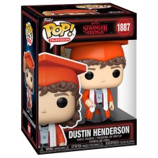 Funko POP! Stranger Things Figure 9cm - Dustin Henderson (1887) - Vinila figūriņa