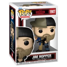 Funko POP! Stranger Things Figure 9cm - Jim Hopper (1907) - Vinila figūriņa