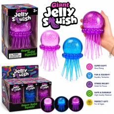 Giant Jelly Squish – Jumbo Glitter Sensory Toy - Игрушка-антистресс сквиши