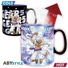 ABYstyle One Piece Heat Change Ceramic Mug 460ml - Gear 5th - Krūze