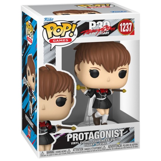 Funko POP! Persona 3 30th Anniversary Figure 9cm - Protagonist (1237) - Vinyl figure