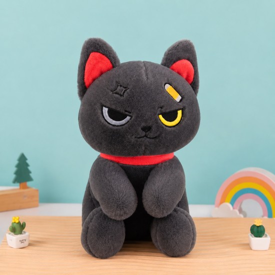 Grumpy Cat Plush Toy 23cm - Grey