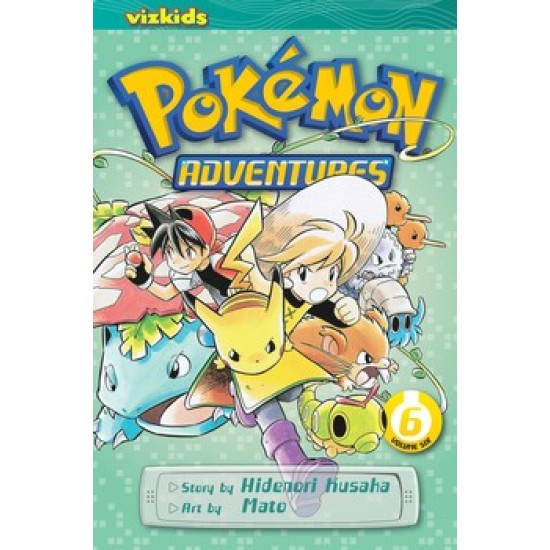 Pokémon Adventures Vol.6 (EN) Paperback - Grafiskā novele (Hidenori Kusaka)