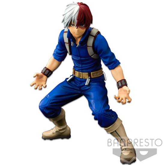 Banpresto My Hero Academia World Colloseum Super Master Star Piece Figure 21cm - Shoto Todoroki - Plastmasas figūriņa