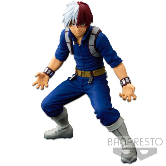 Banpresto My Hero Academia World Colloseum Super Master Star Piece The Brush Figure 21cm - Shoto Todoroki - Plastmasas figūriņa