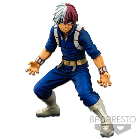 Banpresto My Hero Academia World Colloseum Super Master Star Piece Two Dimensions Figure 21cm - Shoto Todoroki - Plastmasas figūriņa