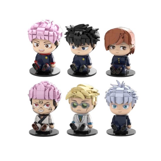 Puremind Jujutsu Kaisen Chibi Bricks Blind Box Build Set - Konstruktors