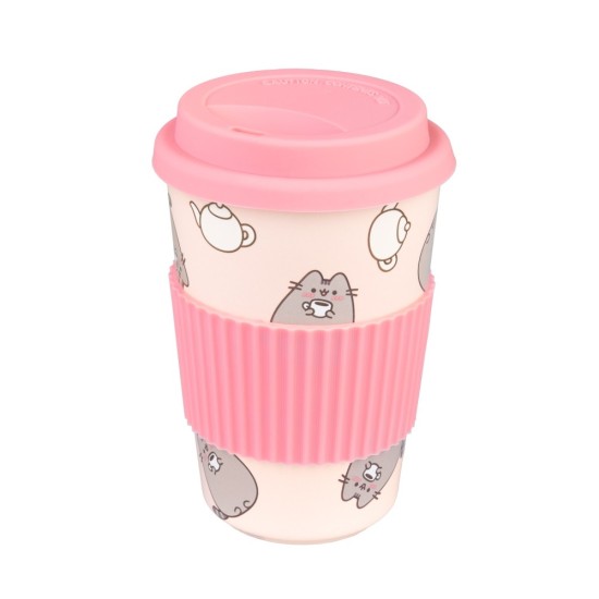 Grupo Erik Pusheen Moments Ceramic Mug with Lid 400m - Кружка с крышкой