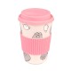 Grupo Erik Pusheen Moments Ceramic Mug with Lid 400m - Кружка с крышкой