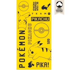 Sahinler Pokemon Pikachu Cotton Beach Towel 140 x 70cm - Kokvilnas pludmales dvielis