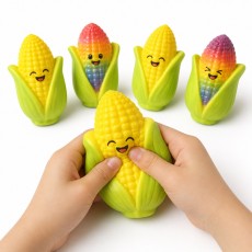 Cute Corn Squishy Toy – Soft Stress Relief Sensory Toy - Antistresa skvīša rotaļlieta