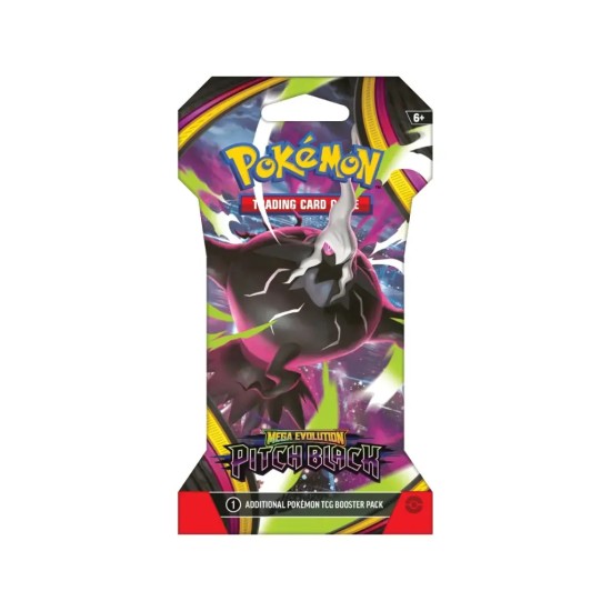 Pokemon Super Card Game TCG Trading Cards - Mega Evolution ME05 Pitch Black - Sleeved Booster Pack EN - Карточная Игра