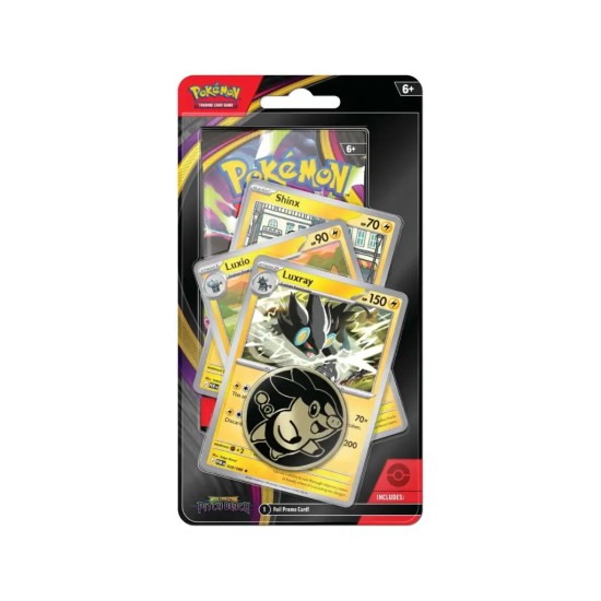 Pokemon Super Card Game TCG Trading Cards - Mega Evolution ME05 Pitch Black - Premium Checklane Blister Luxray EN - Карточная Игра