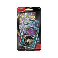 Pokemon Super Card Game TCG Trading Cards - Mega Evolution ME05 Pitch Black - Premium Checklane Blister Gengar EN - Карточная Игра