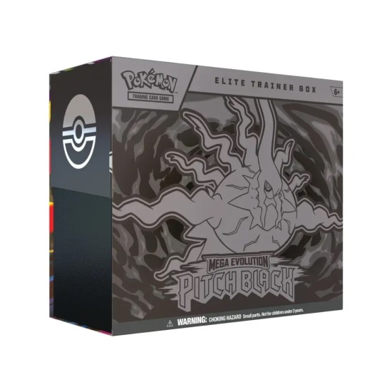 Pokemon Super Card Game TCG Trading Cards - Mega Evolution ME05 Pitch Black - Elite Trainer Box EN - Карточная Игра