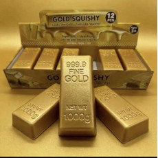 Gold Bar Squishy – Slow-Rising Stress Relief Toy - Игрушка-антистресс сквиши