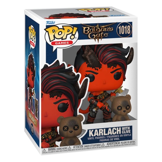 Funko POP! Baldur's Gate Figure 9cm - Karlach & Clive (1018) - Vinila figūriņa