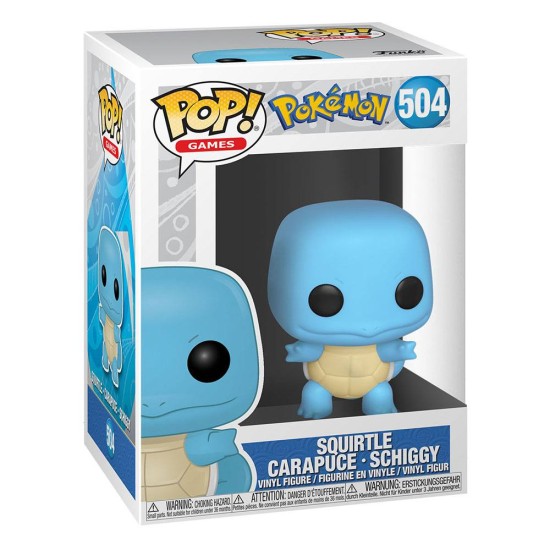 Funko POP! Pokemon Figure 9cm - Squirtle (EMEA) (504) - Vinila figūriņa