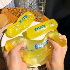 “Butter Pack” Stress-Relief Squishy Toy with Vaseline Gel Filling Stress - Антистресс Игрушка-сквиш «Брусок масла» с мягким вазелиновым наполнителем для снятия стресса