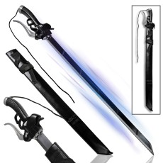 Attack on Titan Stainless Steel Half-Blade-Sword - Decorative Version 100cm - Tērauda Zobens (Katana)
