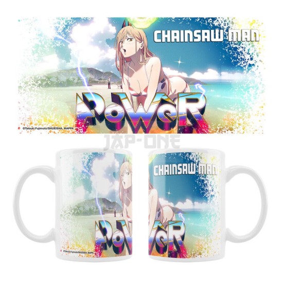 Sakami Merchendise Chainsaw Man Ceramic Mug 320ml - Power