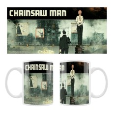 Sakami Merchendise Chainsaw Man Ceramic Mug 320ml - AKI & Makima