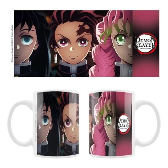 Sakami Merchendise Demon Slayer Ceramic Mug 320ml - Tanjiro, Mitsuri & Muichiro