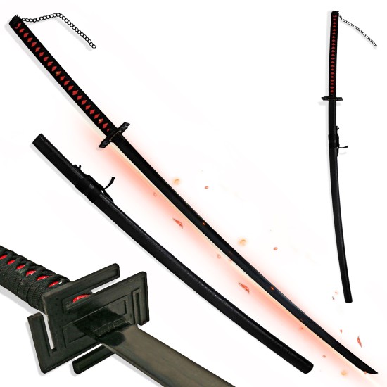Bleach Stainless Steel Ichigo´s Zangetsu, Bankai Sword - Decorative Version 137cm - Katana