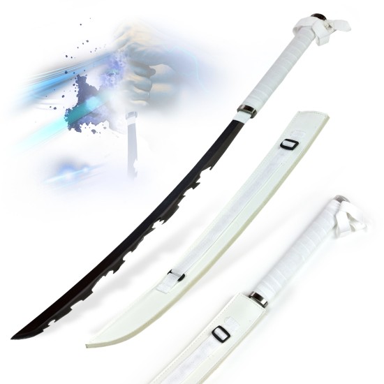 Demon Slayer Stainless Steel Kimetsu no Yaiba - Hashibira Inosuke's Sword with Sheath 88cm - Tērauda Zobens (Katana)