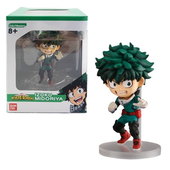 Bandai My Hero Academia Display Chibimaster Figure 10cm - Izuku Midoriya - Plastmasas figūriņa