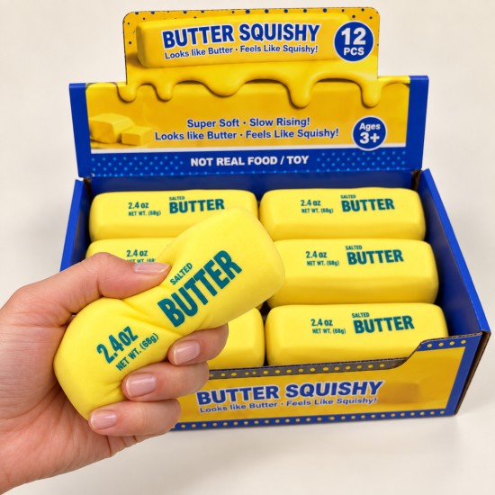 Butter Squishy Stress Relief Toy 10cm - Antistresa skvīša rotaļlieta