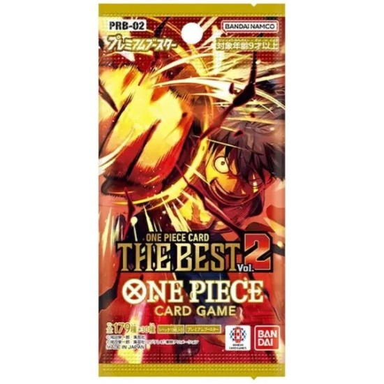 Bandai One Piece Super Card Game TCG Trading Cards - The Best PRB-02 (JP)